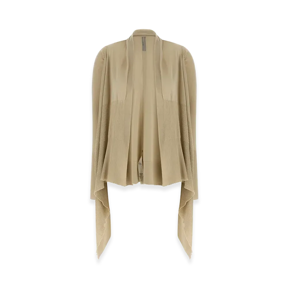 Rick Owens Women's Medium Wrap' Cardigan "Beige"
