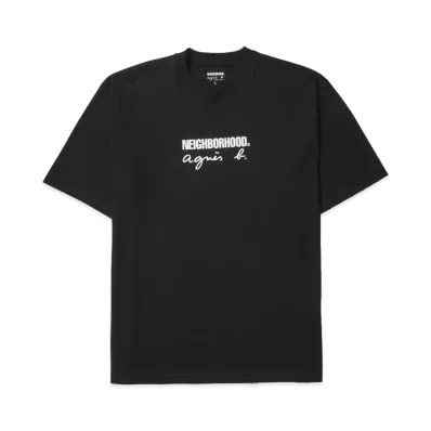 NEIGHBORHOOD x agnes b. Crewneck SS-1 "Black"