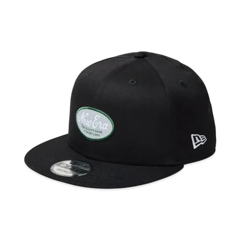 NEW ERA Golf 9Fifty Stretch Cotton Washable Oval Logo "Black"