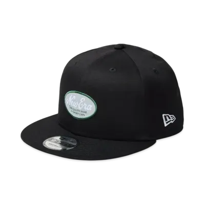 NEW ERA Golf 9Fifty Stretch Cotton Washable Oval Logo "Black"