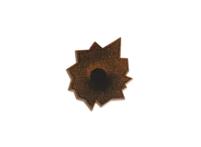 Supreme Bullet Hole Pin "Orange"