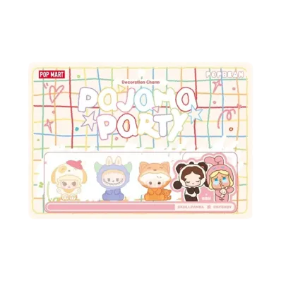 POP MART POP BEAN pajama party decoration charm set