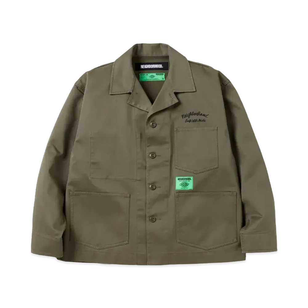 NEIGHBORHOOD x Dickies . Coverall Jacket "Olive Drab"