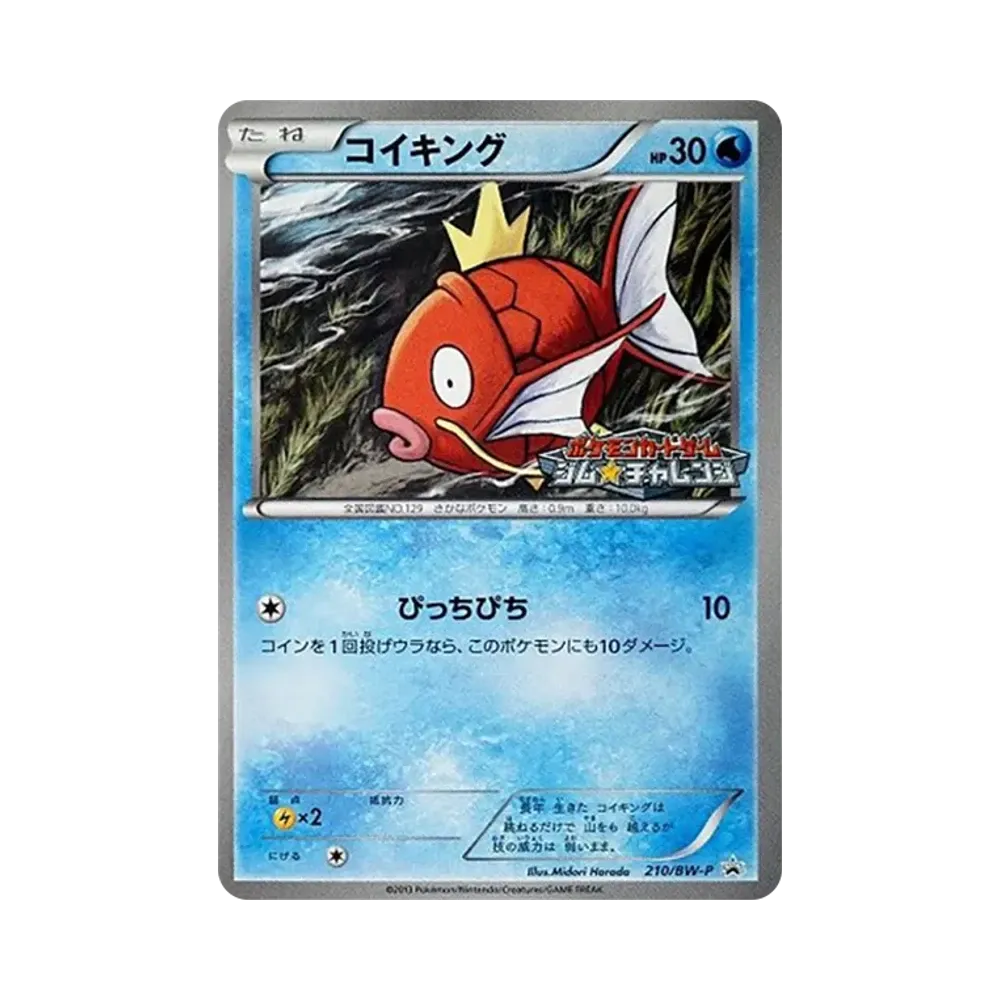 コイキング P [BW-P 210/BW-P](プロモーションカードパック「ジム☆チャレンジ 2013年4月」)