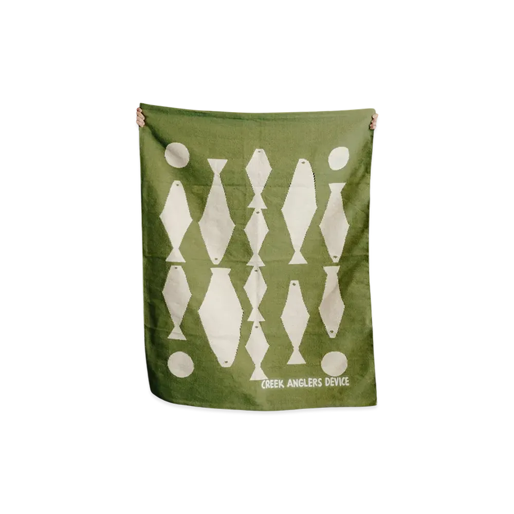 Creek Angler's Device x Cody Hudson Rug "Green"
