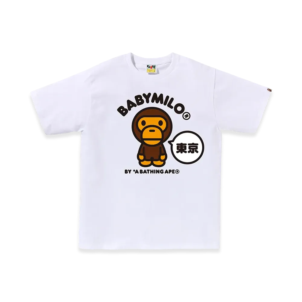 A BATHING APE Tokyo Exclusive Baby Milo Tokyo Tee "White"