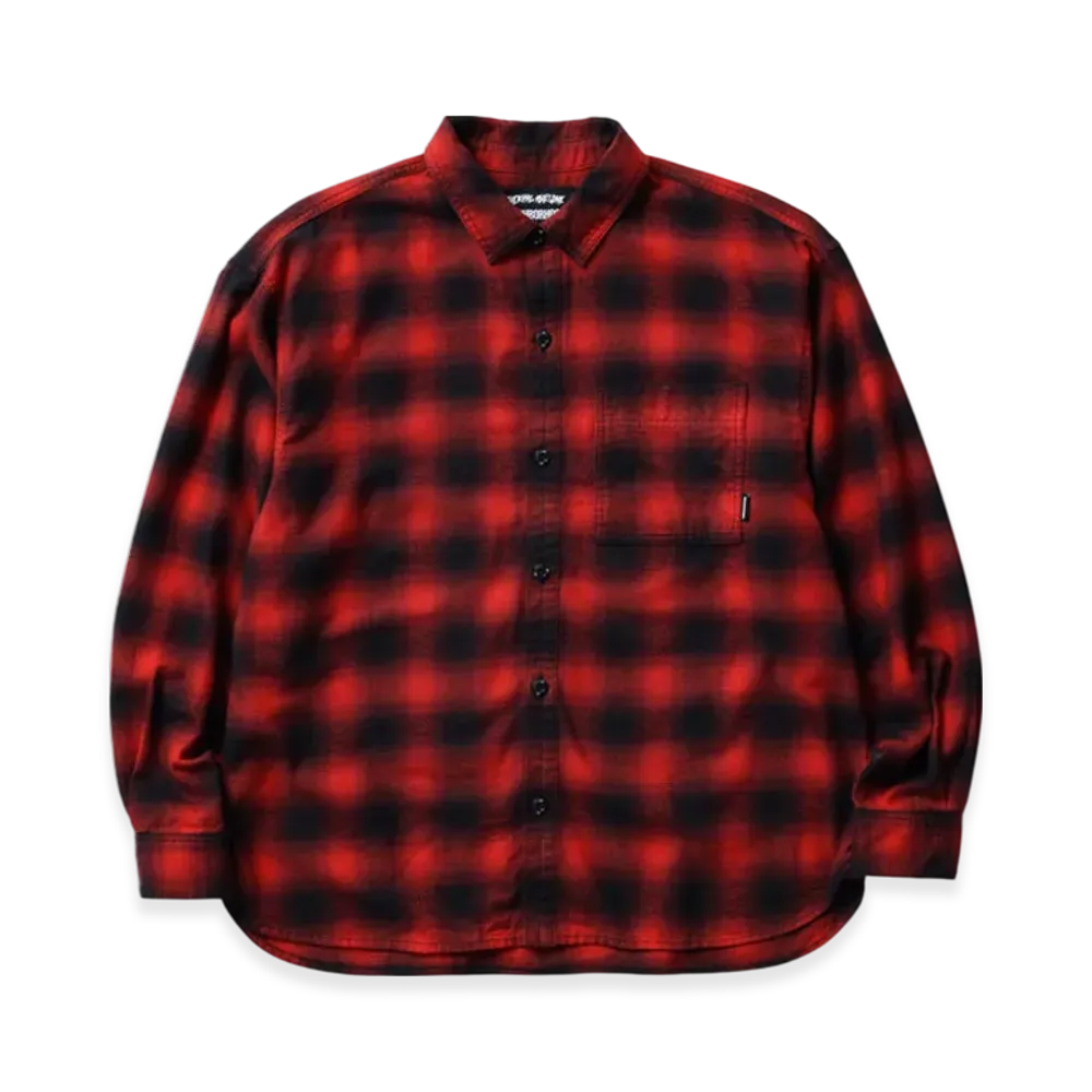 NEIGHBORHOOD x Fucking Awesome Hombre Check Shirt LS "Red"