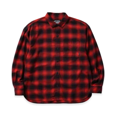 NEIGHBORHOOD x Fucking Awesome Hombre Check Shirt LS "Red"