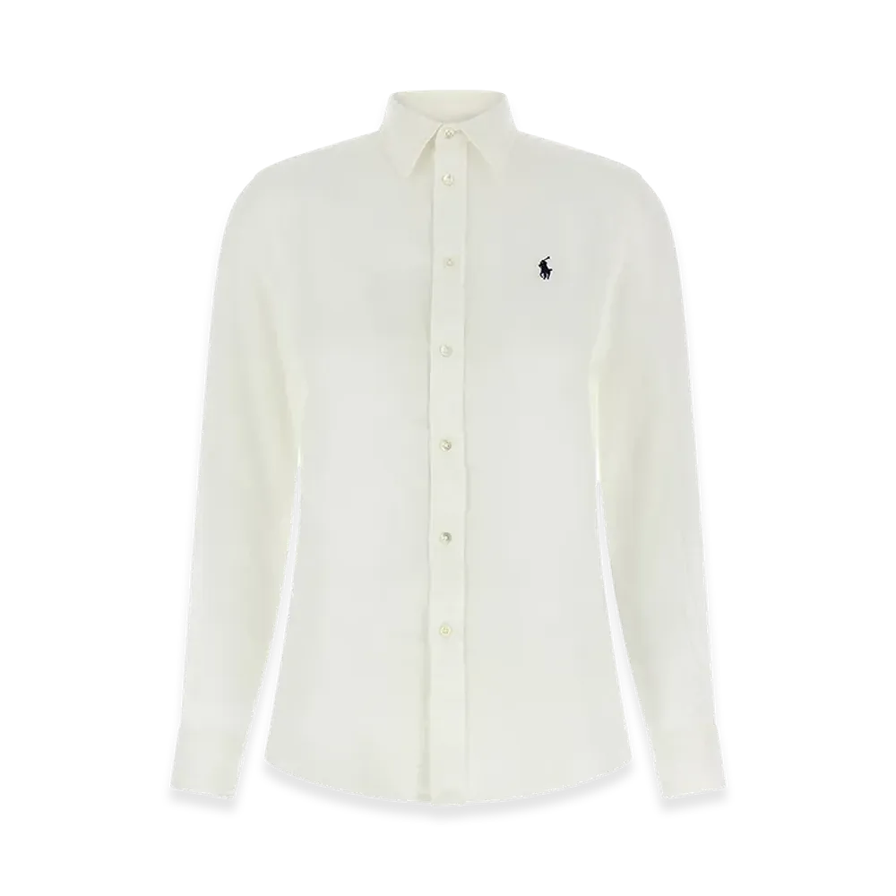 Polo Ralph Lauren Women's Linen Shirt "White"