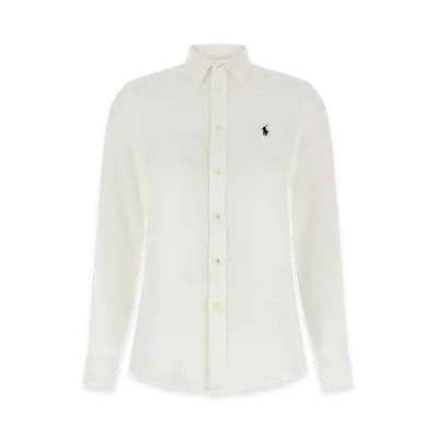 Polo Ralph Lauren Women's Linen Shirt "White"