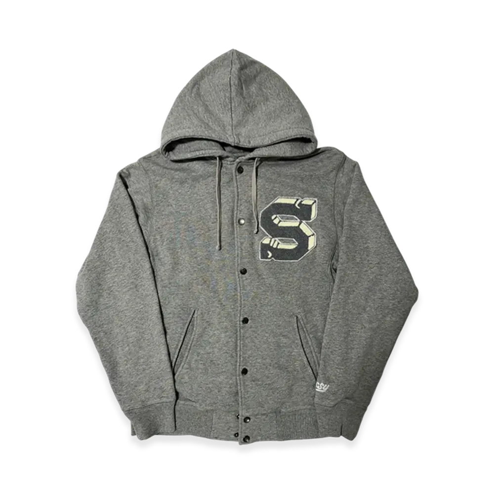 Stussy 00's S Logo Hoodie "Gray"