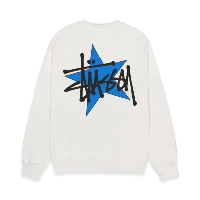 Stussy Star Crew Pigment Dyed "Natural"