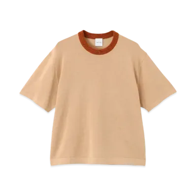 Paul Smith Women's Oversilhouette Knit Tops "LightBeige"