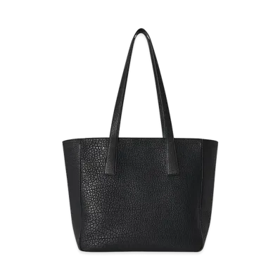 The Row Hector Leather Tote Bag "Black"