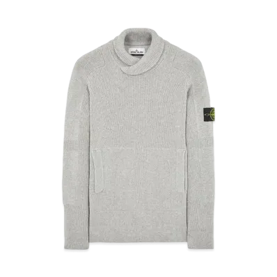 Stone Island 551A7 COMFORT WOOL-COTTON "Pearl Grey"