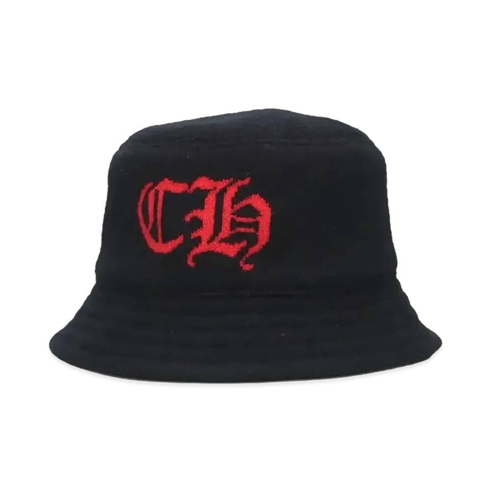 Chrome Hearts CH Logo Embroidery Bucket Hat "Black"