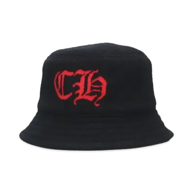 Chrome Hearts CH Logo Embroidery Bucket Hat "Black"