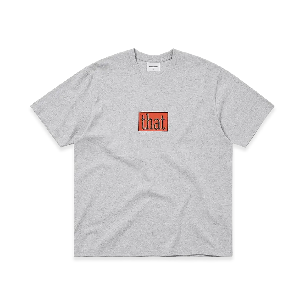 thisisneverthat that Glitched Logo Tee "HeatherGrey"