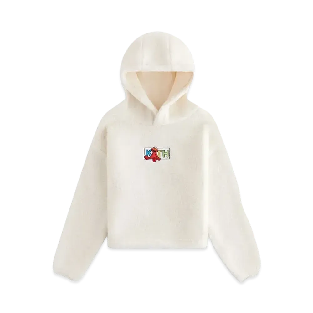 Kith x Sesame Street Kids Sherpa Hoodie "Sandrift"