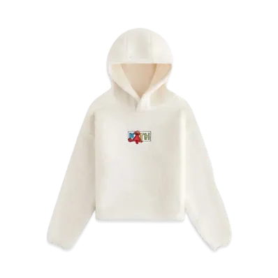 Kith x Sesame Street Kids Sherpa Hoodie "Sandrift"