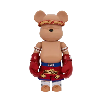 Bearbrick Muay Thai Red 1000%