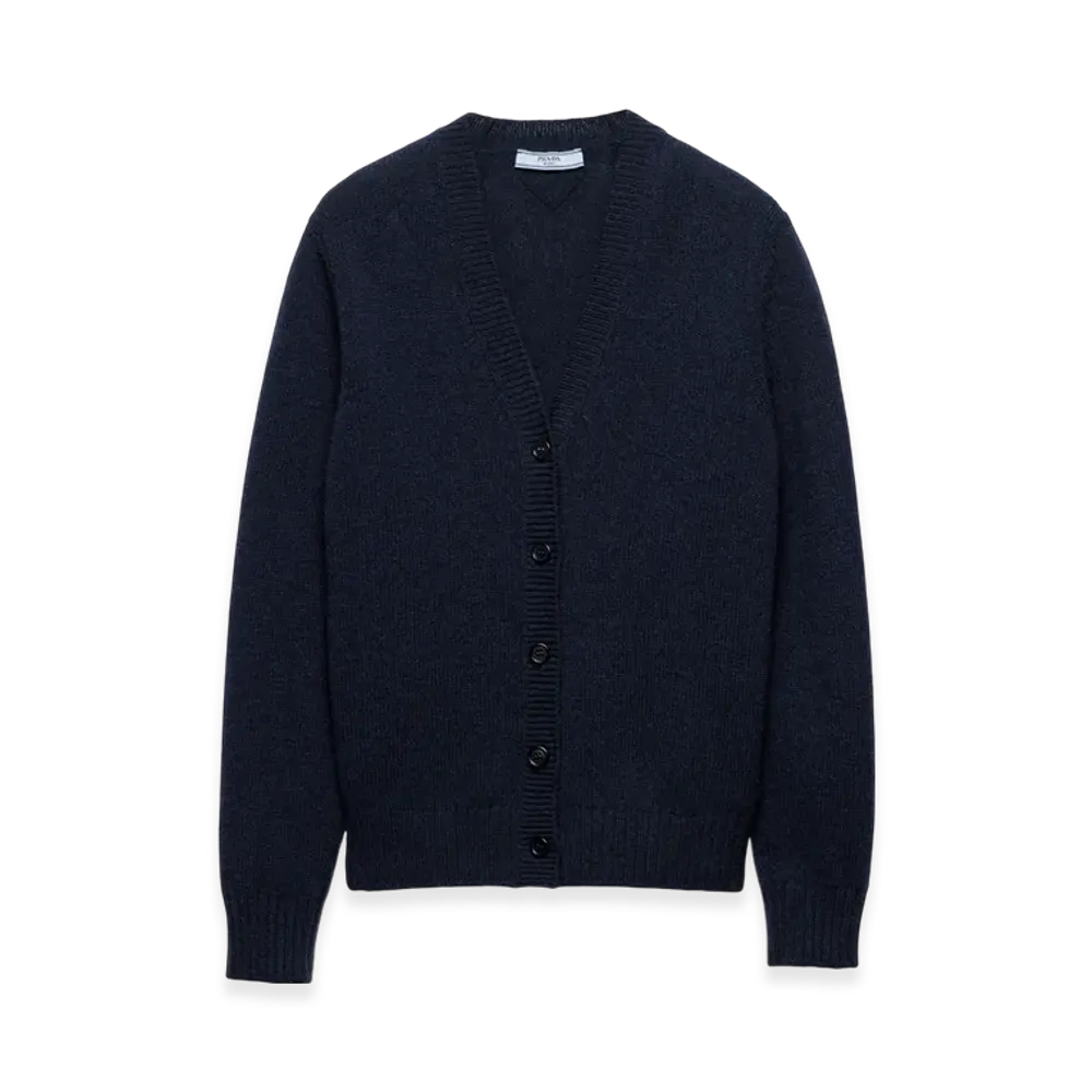 PRADA Women's Wool Cardigan "Navy"