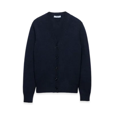PRADA Women's Wool Cardigan "Navy"