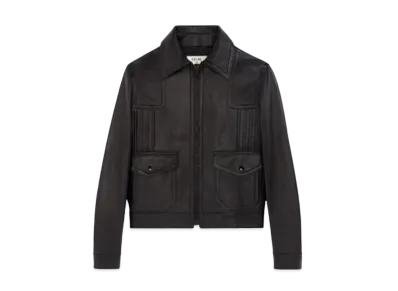 CELINE Loose Blouson / Lambskin "Black"