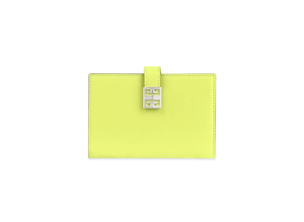 GIVENCHY 4G Wallet In Box Leather "Green"