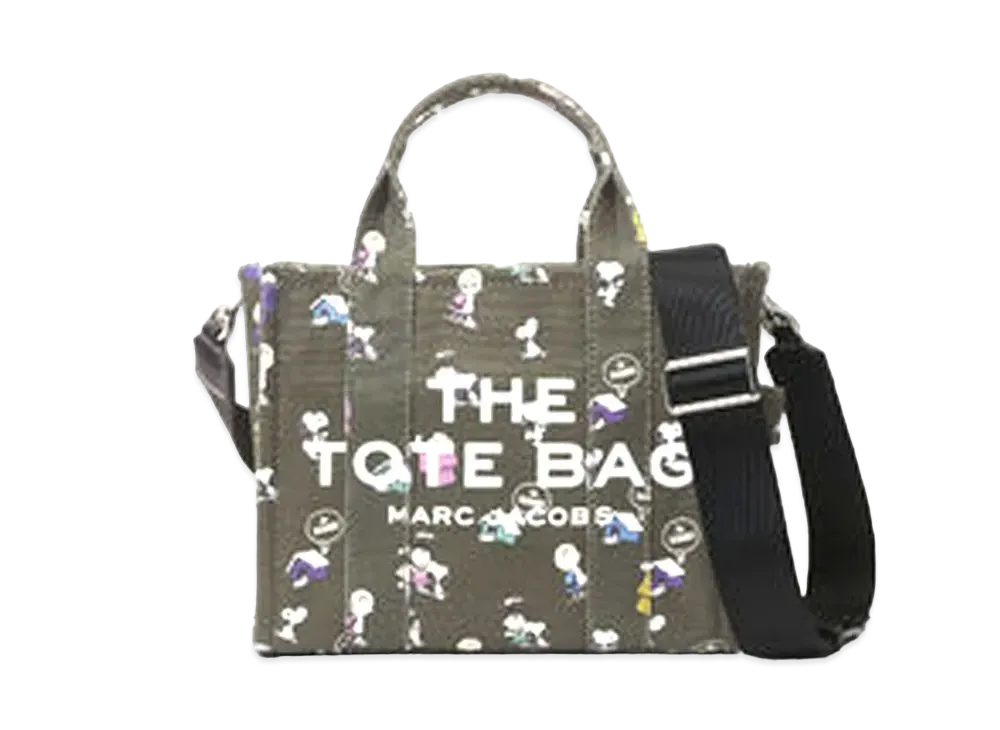 Marc Jacobs Peanuts X Marc Jacobs The Mini Tote Bag "Dark Green Multi"