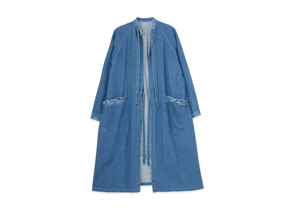 Yohji Yamamoto Y's 8oz DENIM BIO WASH SURGICAL GOWN "Indigo"