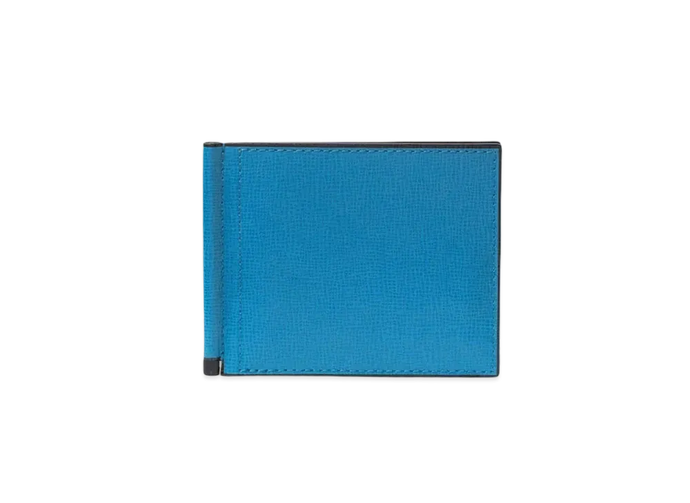 Valextra Money Clip "Cobalt Blue"