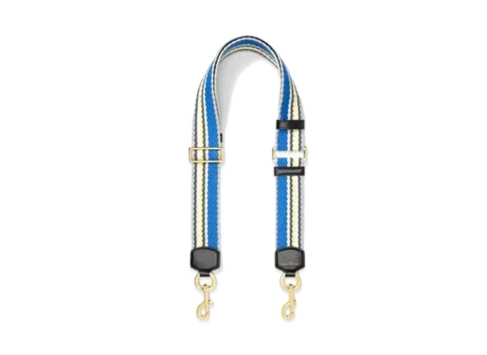 Marc Jacobs The Woven Webbing Strap "New Dazzling Blue Multi"