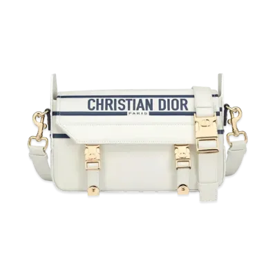 Dior Diorcamp Small Bag Smooth Calfskin "White"
