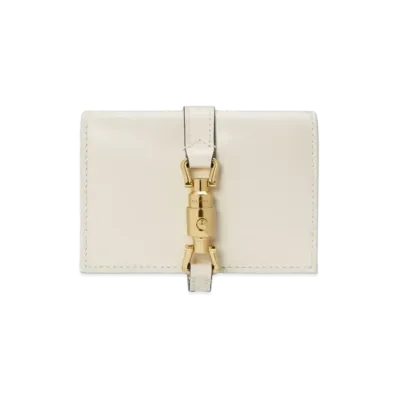 GUCCI Jackie 1961 Card Case Wallet "White"
