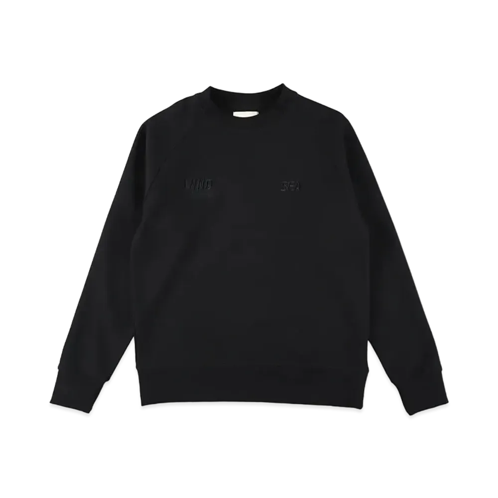 WIND AND SEA WDS-ES Tech Fleece Raglan Basic Crew Neck "Black Basic"