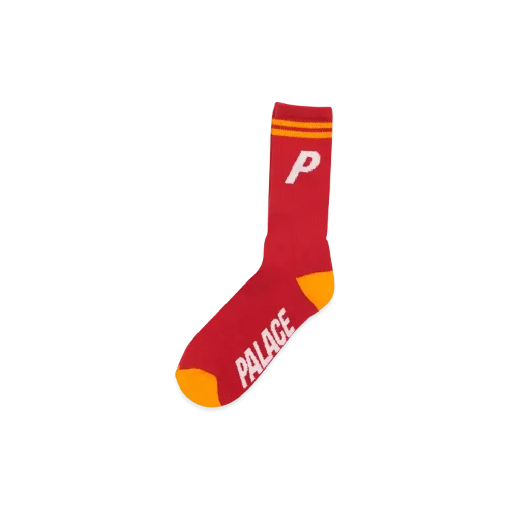 PALACE P Sock "Red"