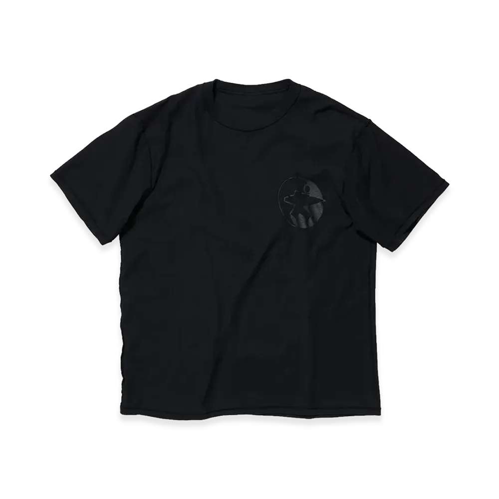 OUR LEGACY Work Shop x Stussy OL Badge Pig. Dyed Tee "Natural OD Black"