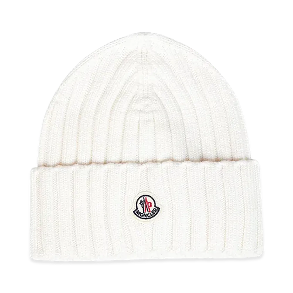 MONCLER Women's Beanie Hats "White"