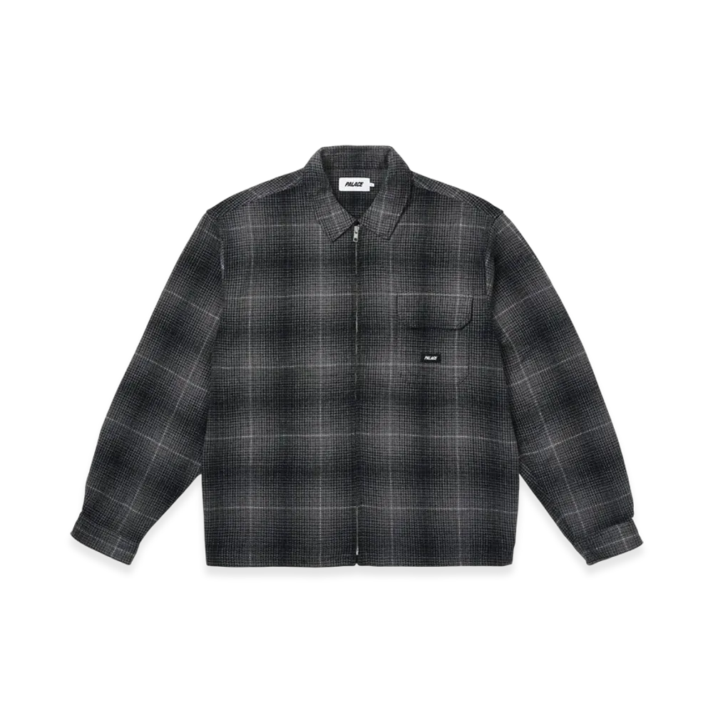 PALACE Ghost Zip Shirt "Black"
