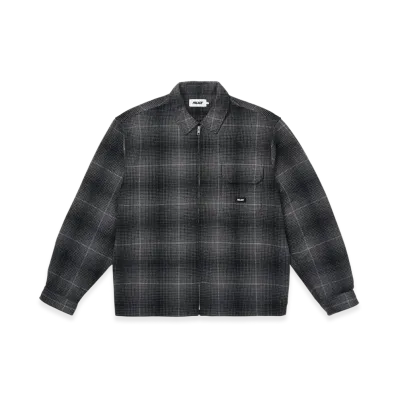 PALACE Ghost Zip Shirt "Black"