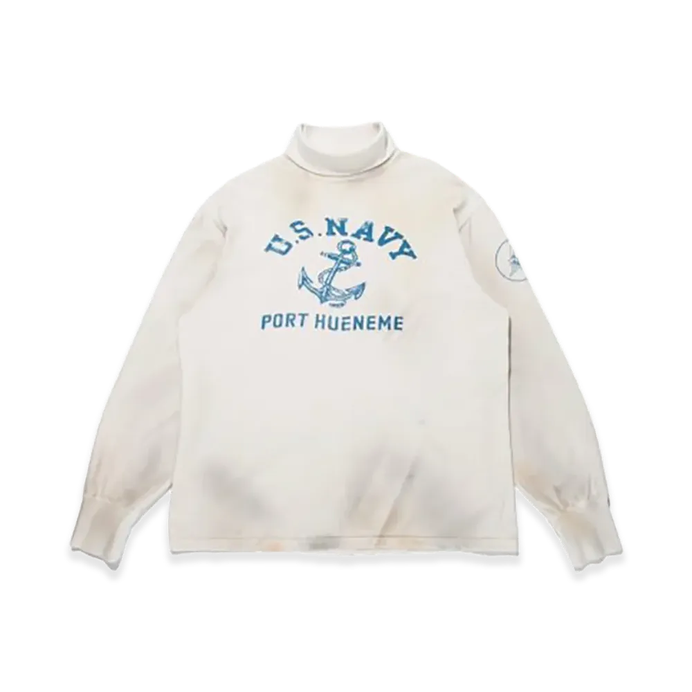 BOW WOW USN Seebees Turtleneck LS Aging "White"