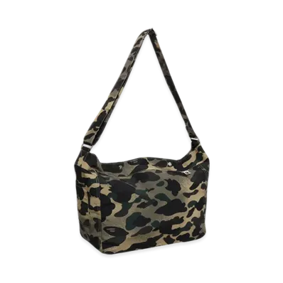 A BATHING APE Mixed 1St Camo Shoulder Bag M Bape Legacy "Multi"