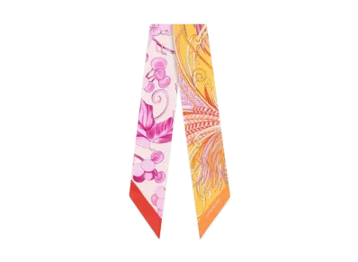 Salvatore Ferragamo Animals Print Mini Bandeau "Orange/Fuchsia"