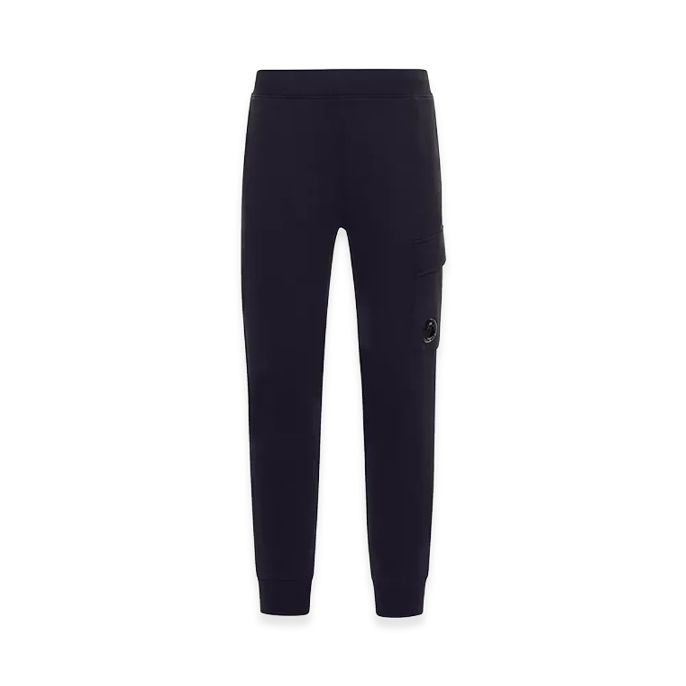 C.P. Company Cotton Jogger Pants With Lens "Blue"