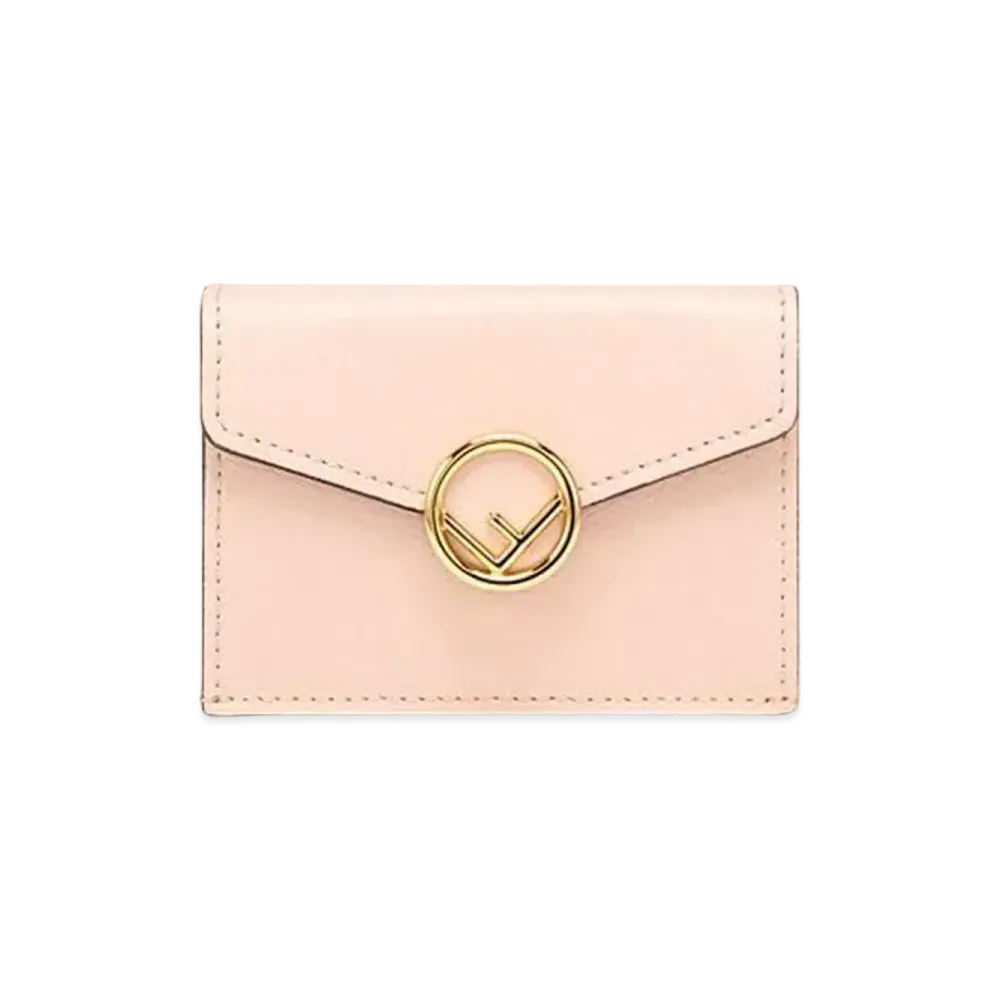 FENDI Micro Tri-Fold Wallet Leather "Pink"