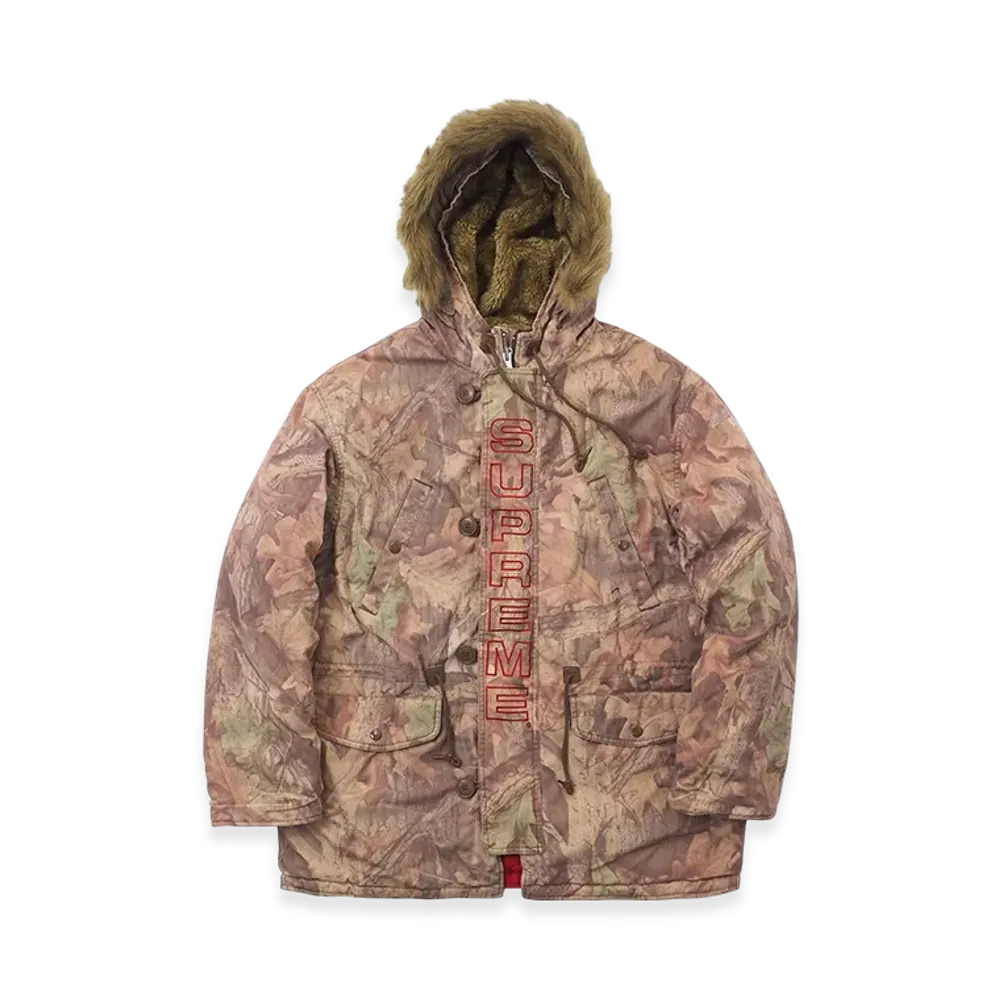 Supreme Spellout N-3B Parka (19FW) "Advantage Timber Camo"