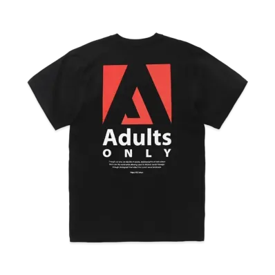 FR2 Adults Only Mark T-shirt "Black"