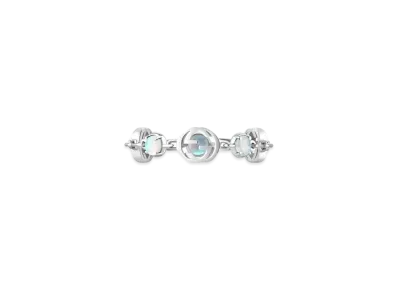 GUCCI Interlocking G Ring With Opals