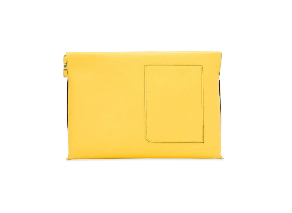 Valextra Envelope Clutch "Yellow"